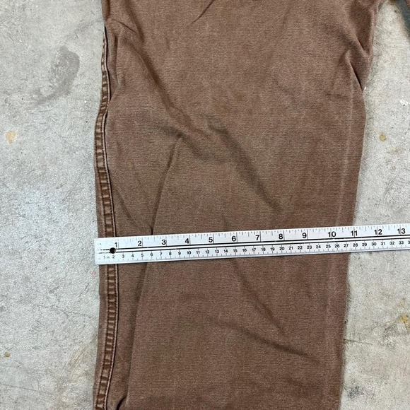 Dickies Mens Brown Canvas Work Pants‎ Carpenter Style Relaxed Fit Size 42x32 - Picture 6 of 7